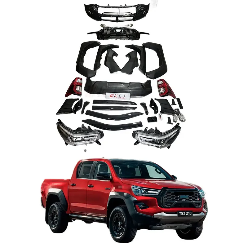 KLT 2023 Gr Sport комплект для подтяжки лица обновления Bodykit Toyota Hilux Revo 2016 2017 2018 2019 2020