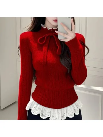 Neploe Милые свитера из спандекса