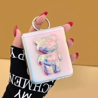 dream colorful bear is suitable for samsung zflip3 phone case zflip ring anti falling galaxy zflip 3 sm f7110 anime phone case
