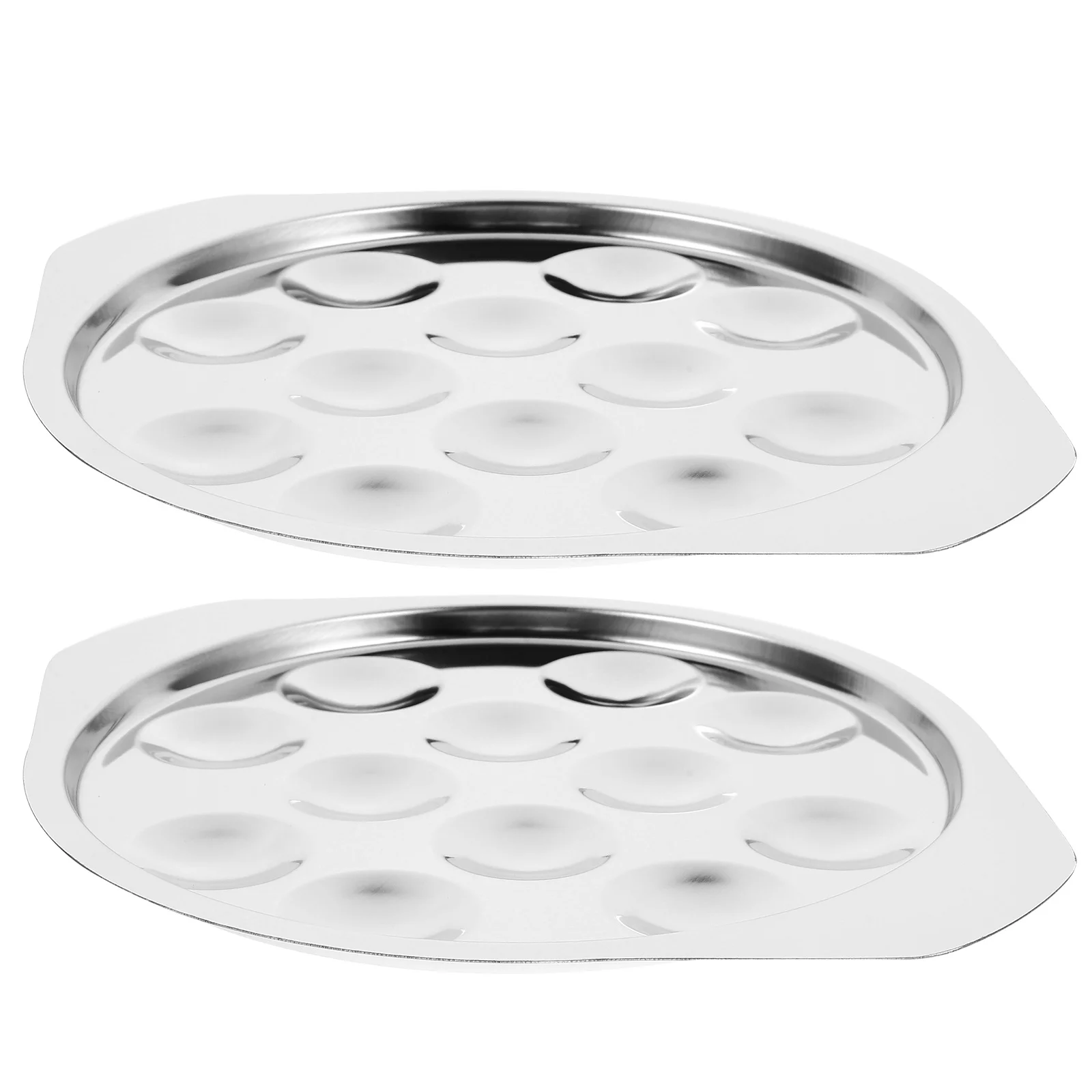 

Snail Dish Conch Baking Tray Escargot Kitchen Gadget Stainless Steel Plate Serving 12 Holes Holder Nippers Tool