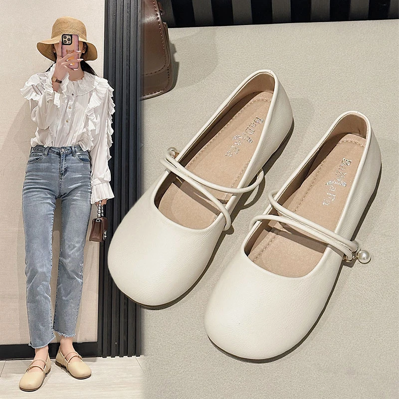 

Туфли женские с круглым носком, повседневные кроссовки, плоская подошва, Мокасины, элегантная обувь, лето 2023