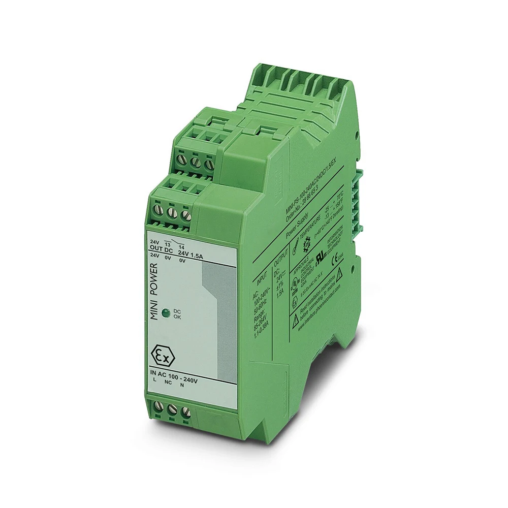 

2866653 для Феникса источник питания MINI-PS-100-240AC/24DC/1,5/EX