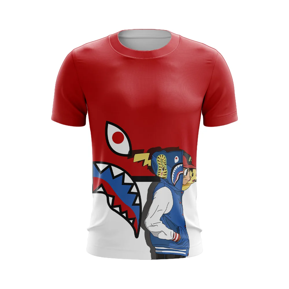 

2022 New Women's T-shirt Summer Men Hallyu T-shirt Clothes BAPE Shark Y2k Oversized 6XL Men's Trend High Street Top Cool Party