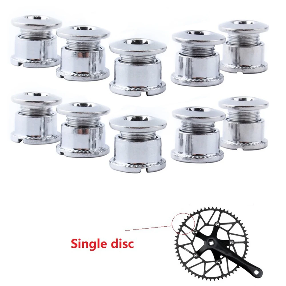

Cycling Tool Chainring Screws 10pcs Corrosion-Resistant Longer Service Mountain Bike Parts Single/Double/Triple Bolts Durable