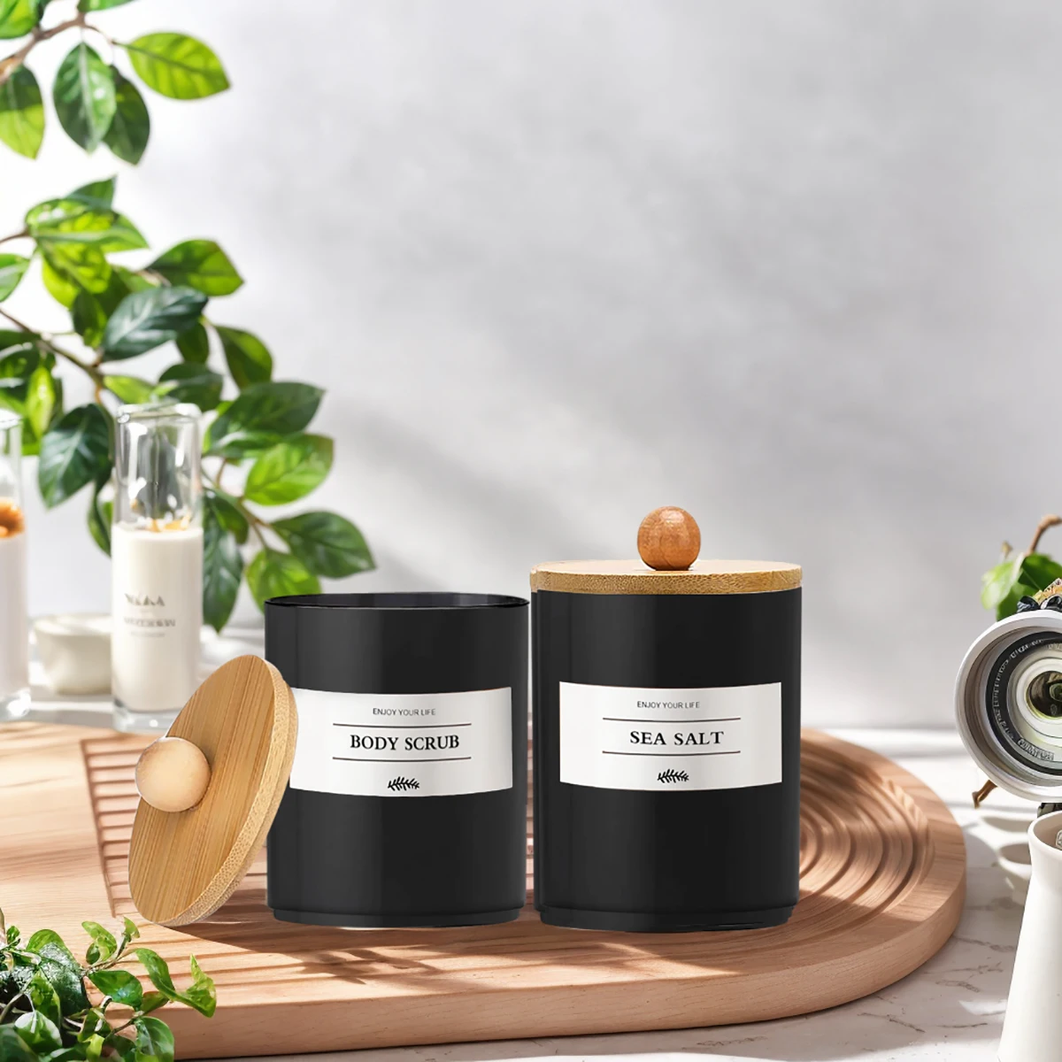 Органическая Коробка С Деревянной Крышкой