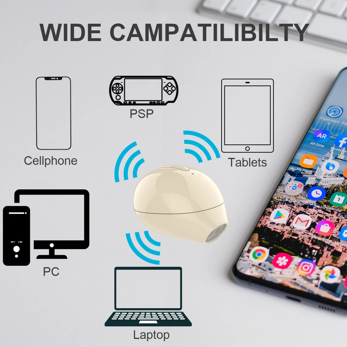 Беспроводные наушники Xiaomi с одним ухом TWS Bluetooth цвет в ассортименте