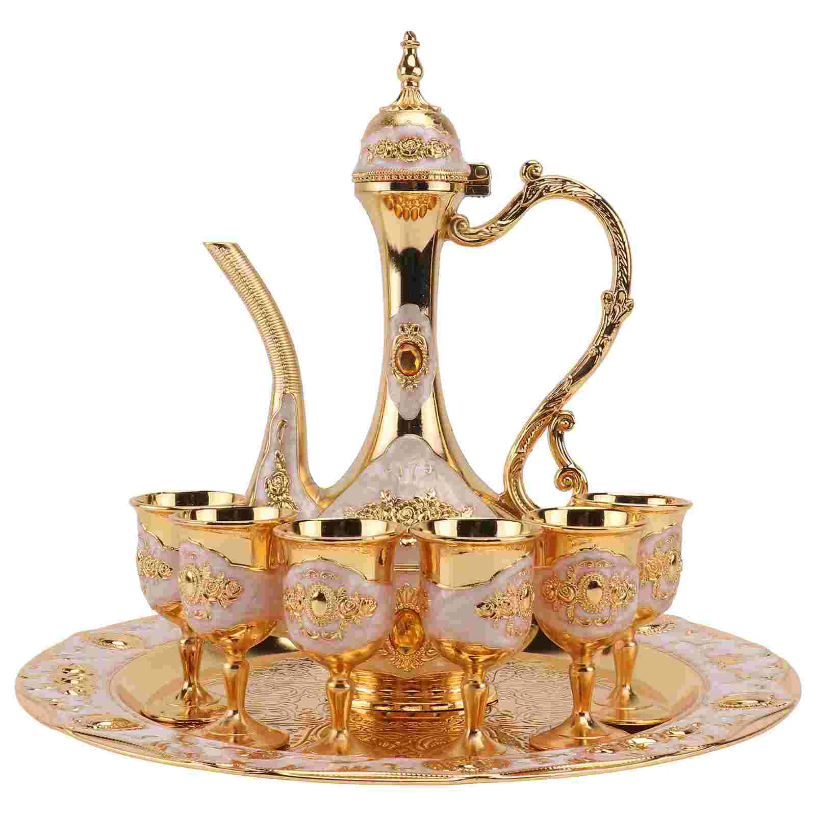 

Wedding Set Glass Drinking Goblets Decorative Cups Dinner Table Champagne Flutes Turkish Tea Serving