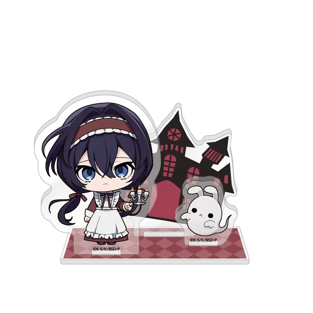 Фото Акриловая подставка с двойными аксессуарами по аниме Bungo Stray Dogs, 10 см, Дазай Осаму, декор ко Дню матери для рабочего стола, брелок №5