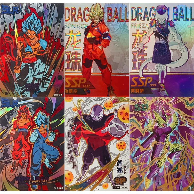 

Anime Dragon Ball Rare SP SSP Flash Card Son Goku Jiren Cell Son Gohan Collection Toy Solitaire Christmas Birthday Present