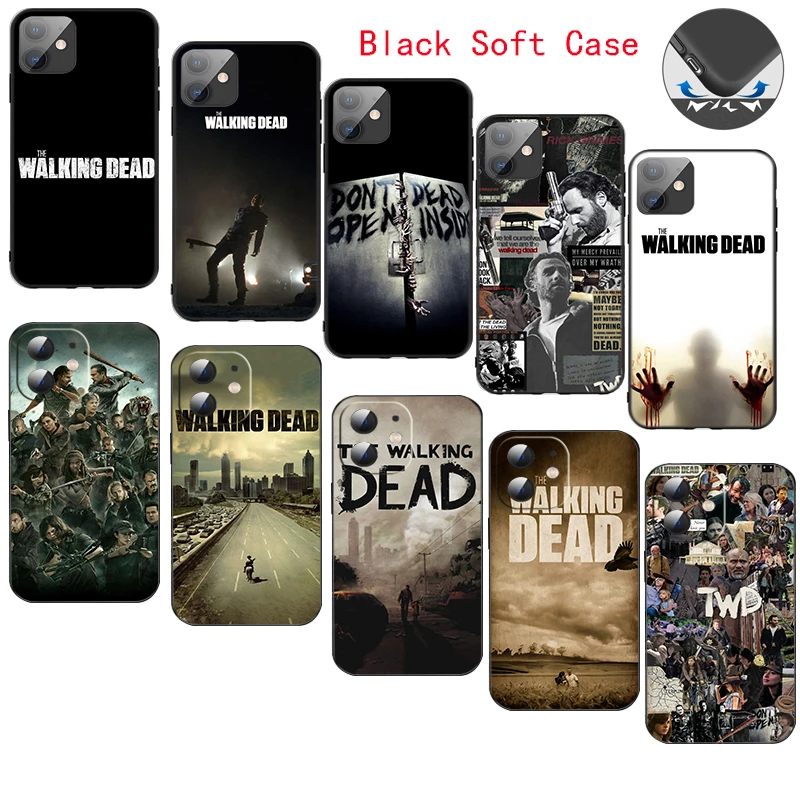 CR77 TWD the walking dead Soft Silicone Case for Moto G 5G G9 G30 G50 G60 G52 E7 Power E32
