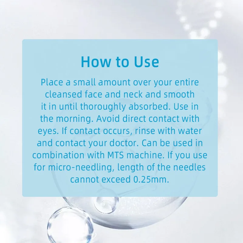 Фото Набор сывороток-ампул для лица 5 мл с ниацинамидом для осветления и увлажнения кожи, для использования с микроиглами 0,25 мм №4