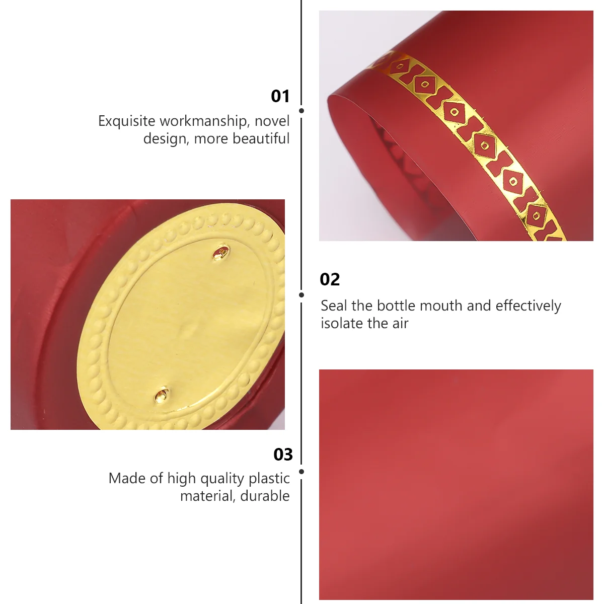 100 шт. красная крышка термоусадочное оборудование для бутылок верхнее украшение