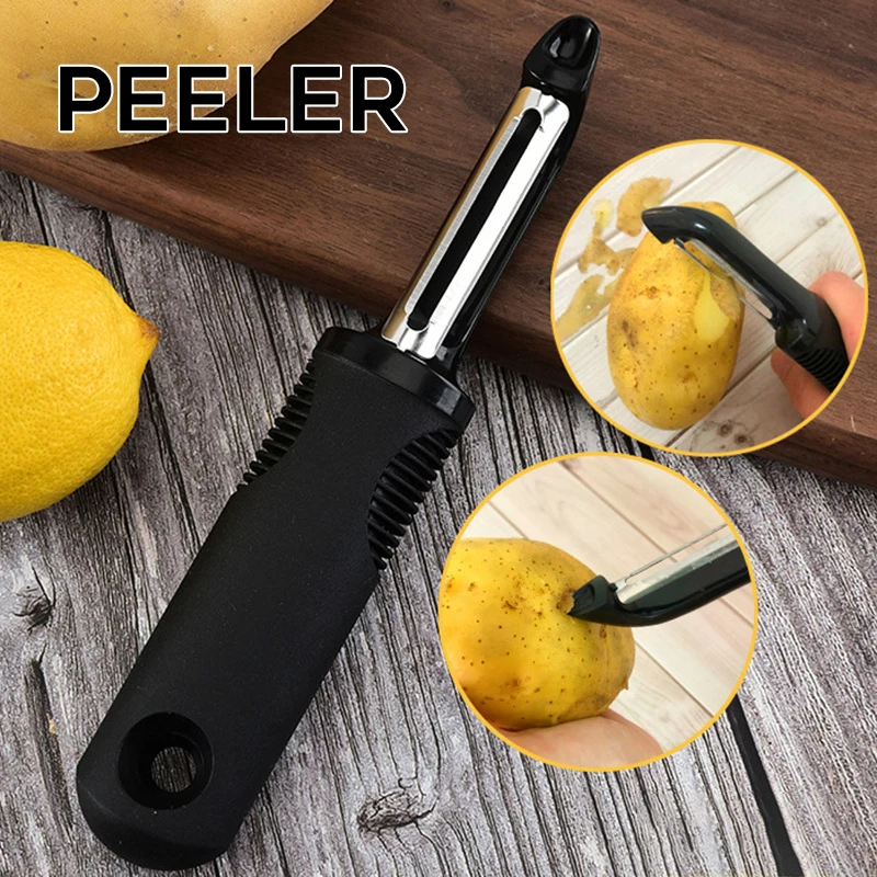 

Vegetables Peeler Stainless Steel Potato Manual Peeler Fruits Slicer Cutter Kitchen Planing Tool Grater Gadget Dropshipping