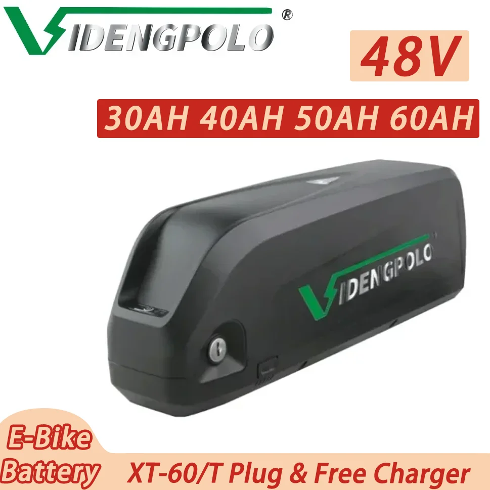 Оригинальный аккумулятор Hailong 48 В 30 Ач 40 50 60 18650 для двигателя Bafang BBS02 BBS03 BBSHD с XT-60 и