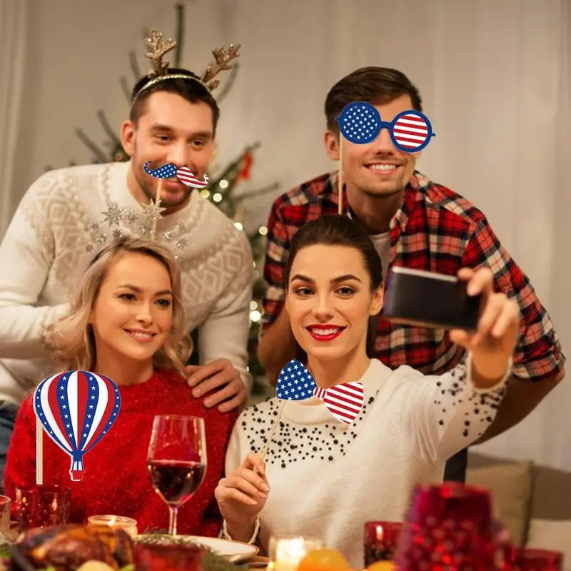 Реквизит для фотосессии ко Дню независимости Америки 21 шт./компл. бумажная