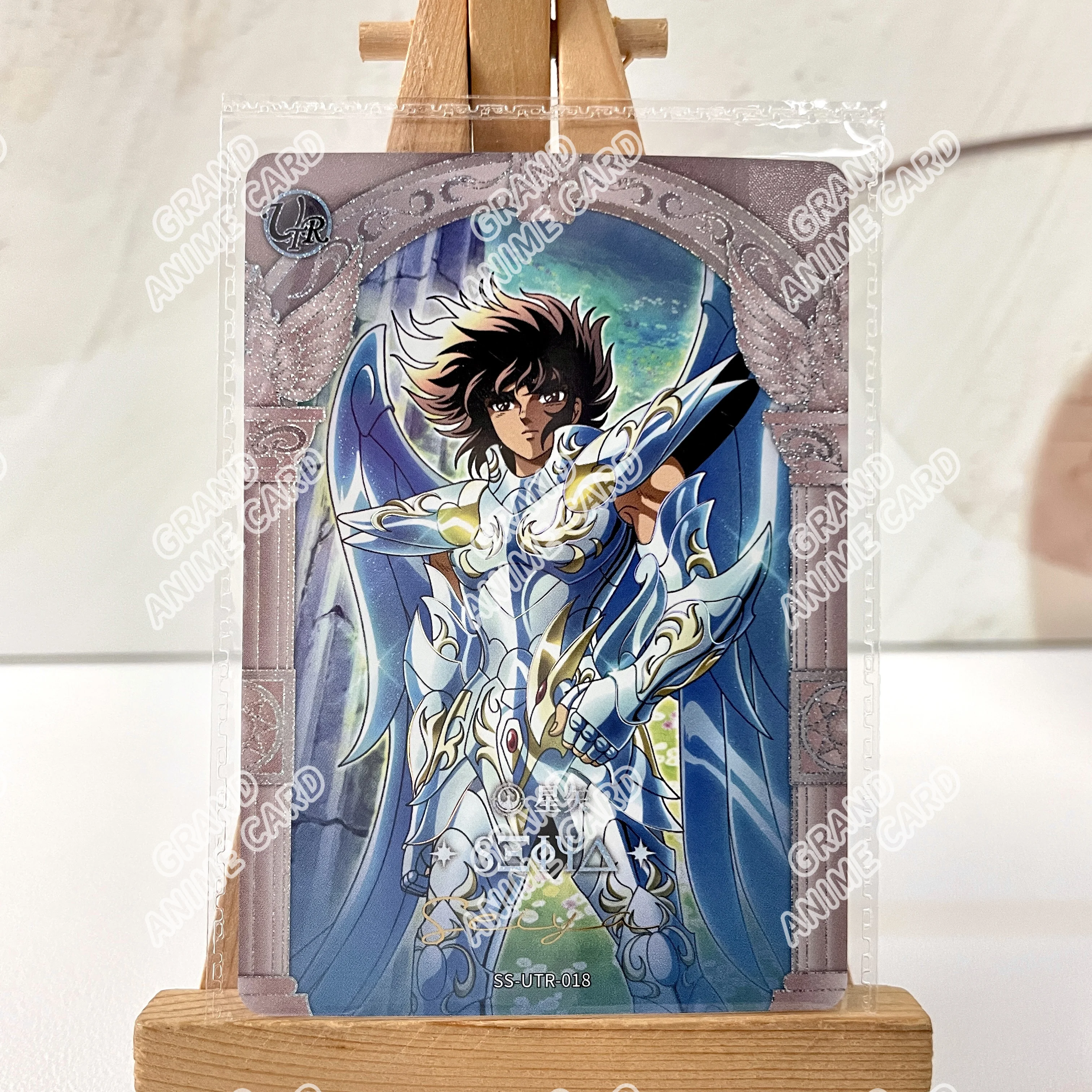 Фото Kayou Genuine Saint Seiya UTR 001-024 Полный набор одной карты Редкая коллекция аниме Афина Посейдон Карточная игрушка Игра Детский подарок №4