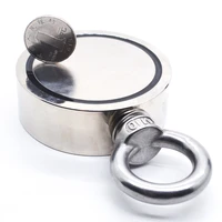 double side search magnet super strong neodymium magnet fishing salvage magnet sea fishing holder pulling mounting pot with ring