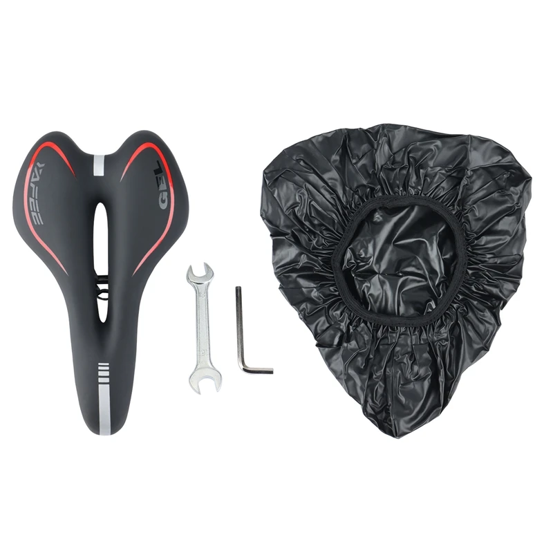 

Улучшенное велосипедное седло, экоповерхность, силикагелевое заполнение, удобное Велосипедное Сиденье, противоударное велосипедное седло