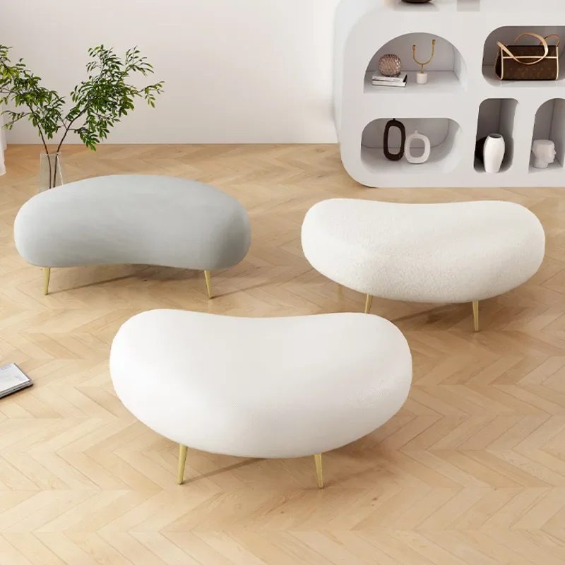 Табурет для дивана Nordic Arc — полукруглая скамья обуви магазина одежды или