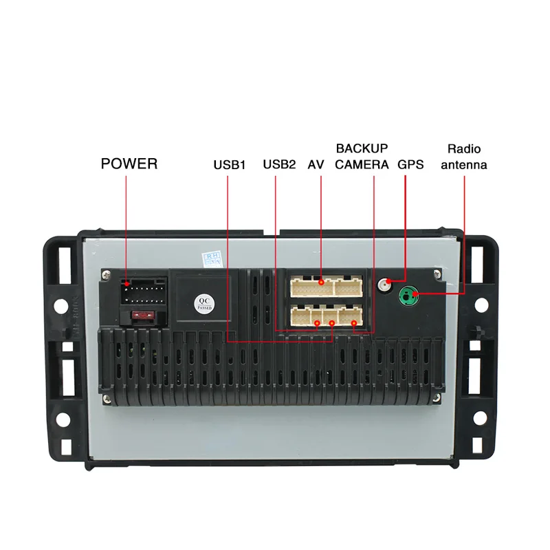Автомобильный мультимедийный плеер Магнитола на Android с четырехъядерным