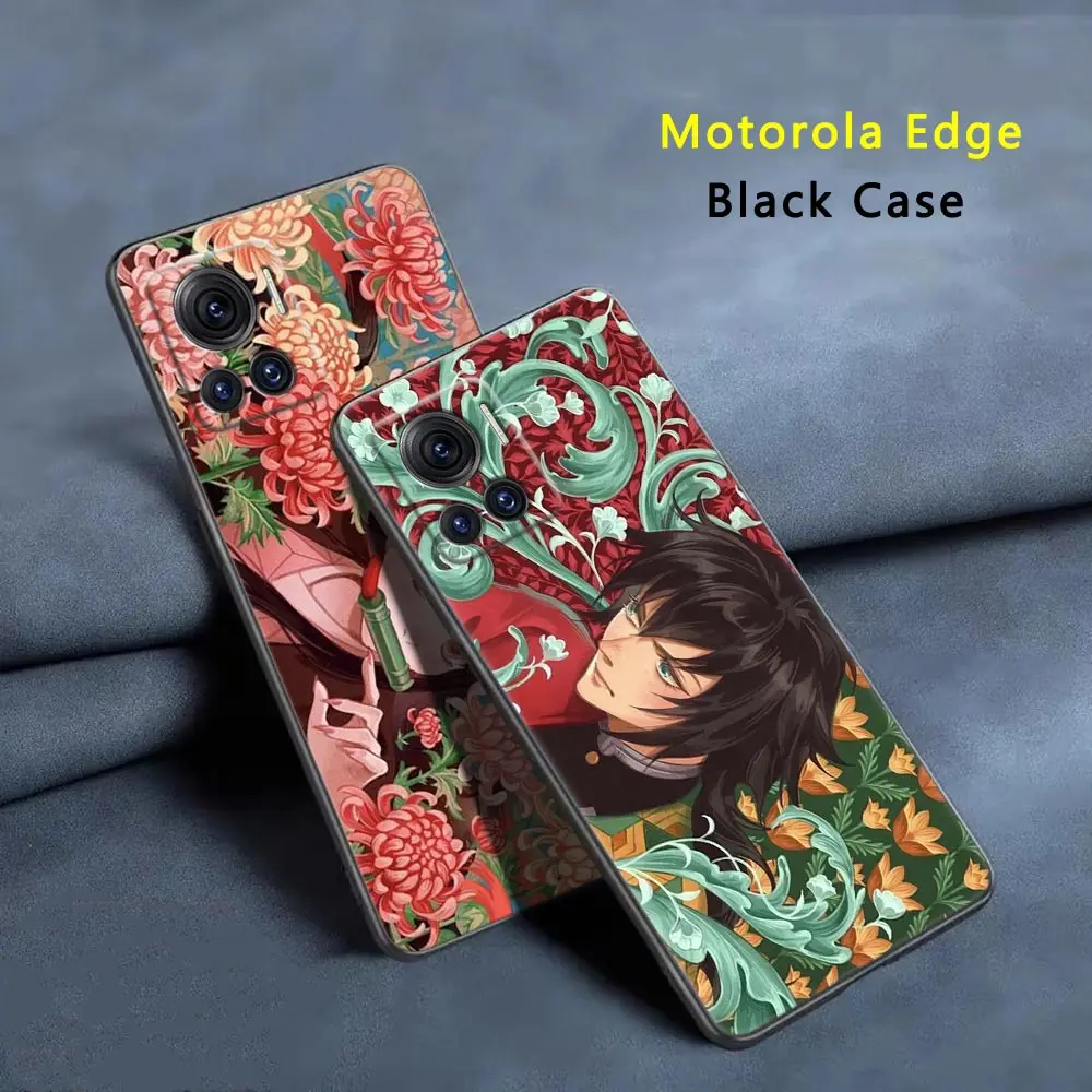 

Anime Demon Slayer Kyojuro Tanjiro Nezuko Case For Motorola Moto Edge 20 40 30 Pro Ultra Neo Lite One Fusion Plus G Stylus Cover