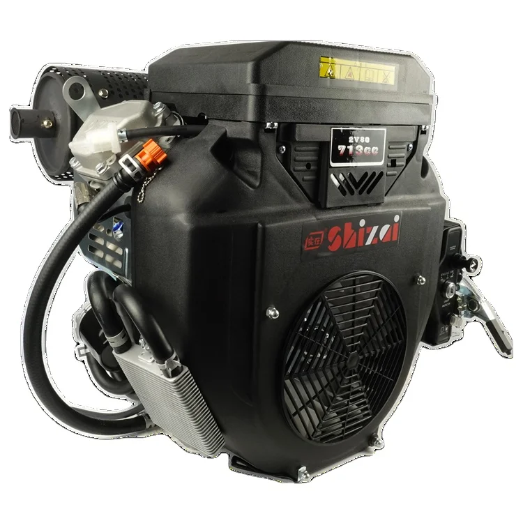

Engines With Two Cylinder OHV E- Start V Twin Gasoline Engines 27hp