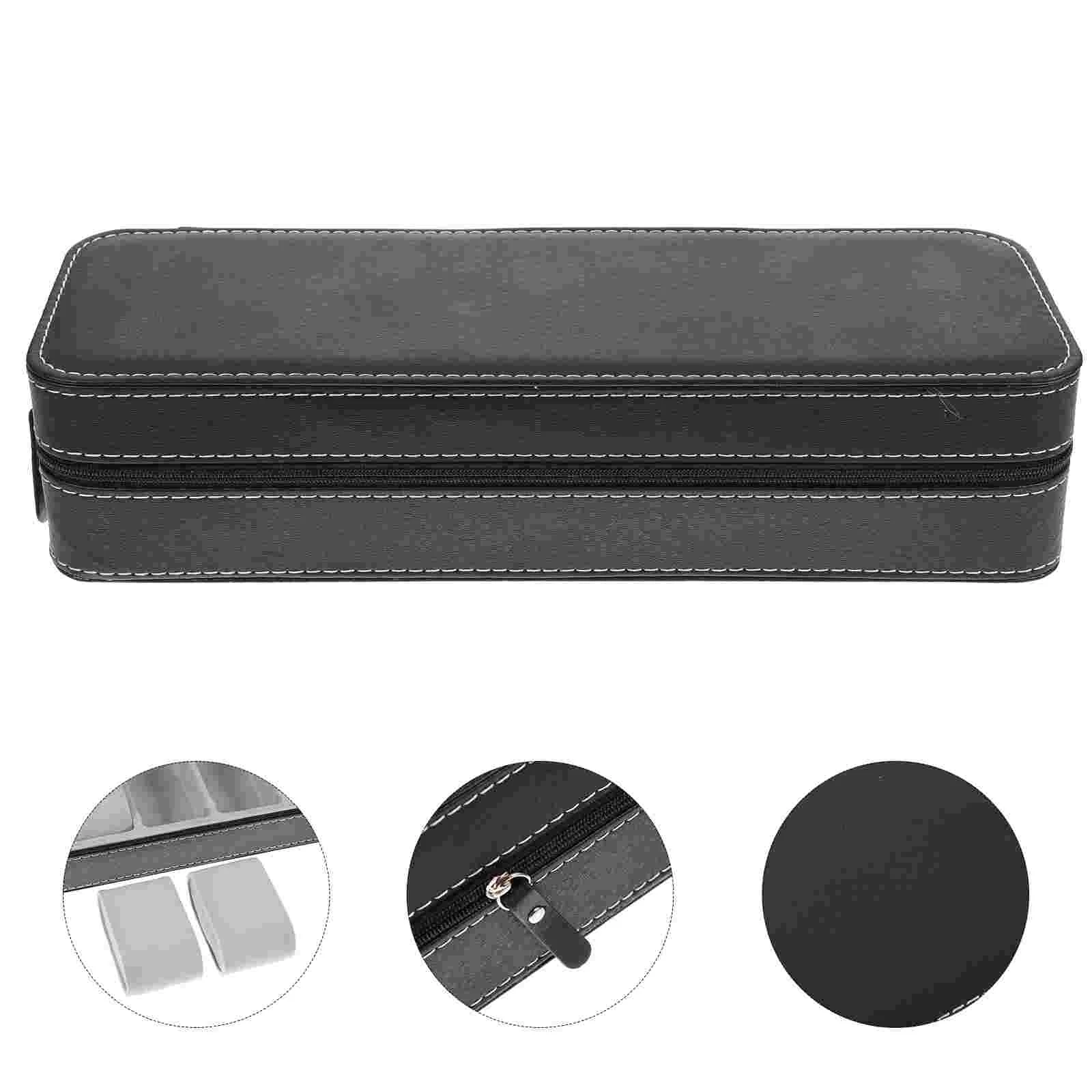 

Watch Box Vintage Portable Water Pu Storage Case Outdoor Organizer Travel