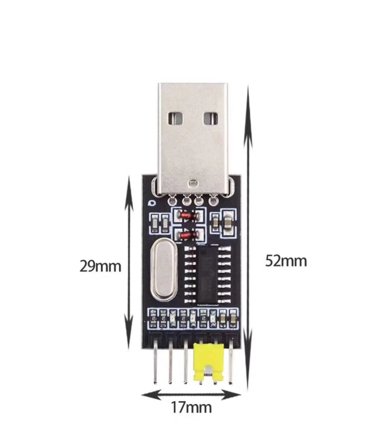 Конвертер USB-C Type-C «папа» и «мама» в TTL Модуль UART STC Последовательный программатор CH340G CH340 Адаптер 3,3 В 5 В Замена PL-2303 (art.: 3920ce991b6ff) - 3920ce991b6ff