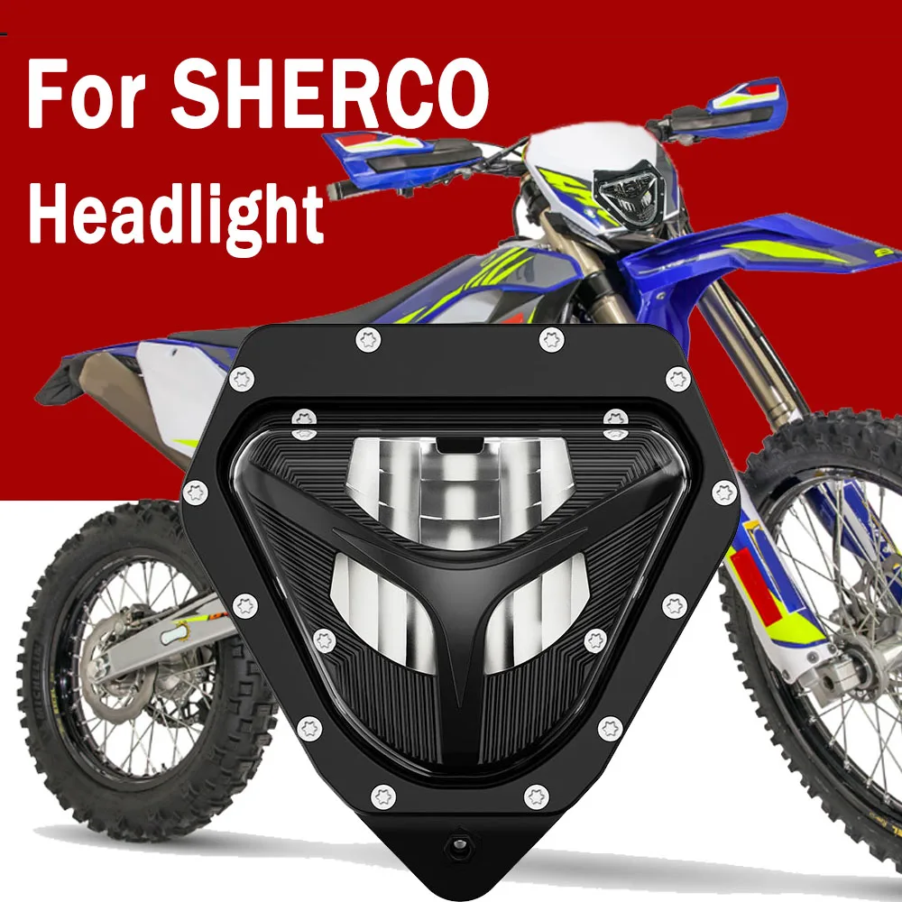Светодиодная фара E24 Emark в сборе для SHERCO SE SEF 250 300 450 500 2012-2023 годов внедорожная