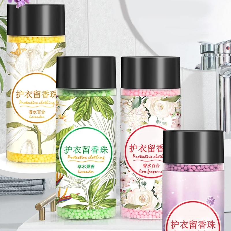 

Бусины для стирки 200 г/бутылка, долговечный ароматизатор для удаления запахов, ароматизатор для стиральной машины, принадлежности для чистк...