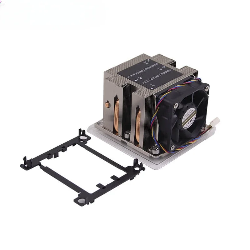 Высокопроизводительный радиатор LGA3647 квадратное гнездо Active CPU Cooler для 2U сервера и