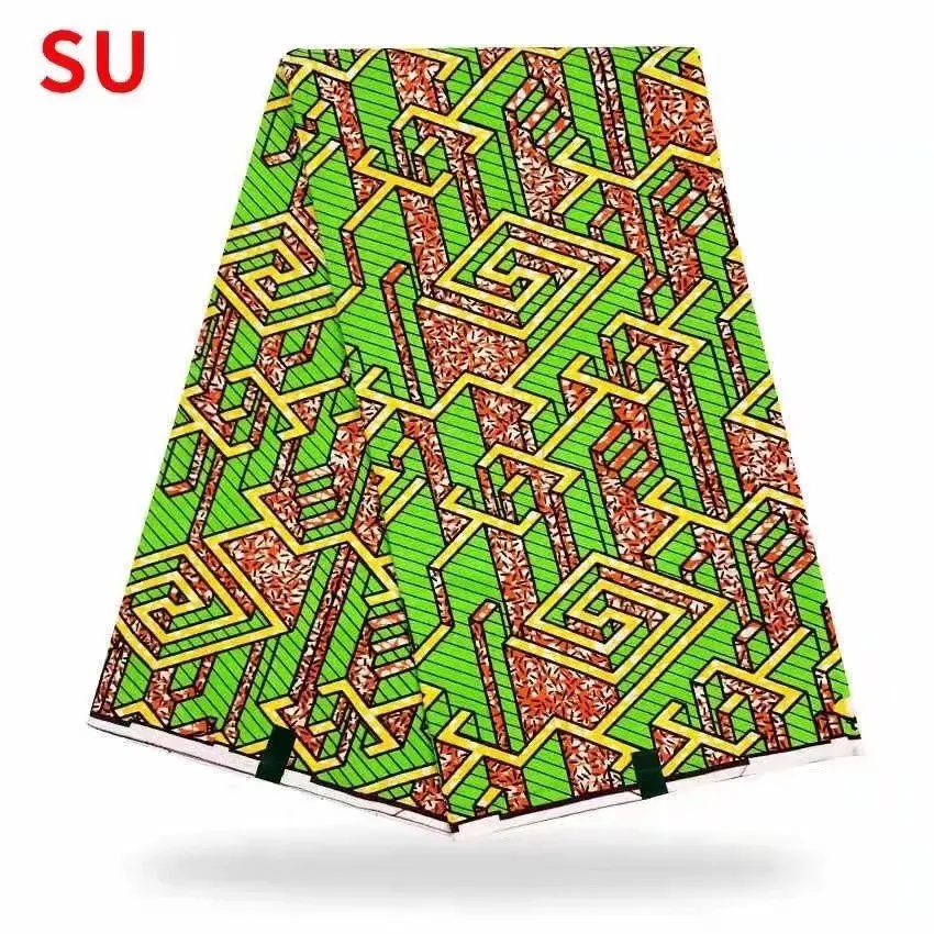 

Veritable Super-W Guaranteed Super Real Wax Print Fabric Dutch Hollandais Pagne Africa Dress 100% Cotton Wax Pagne Tissu VLS7118