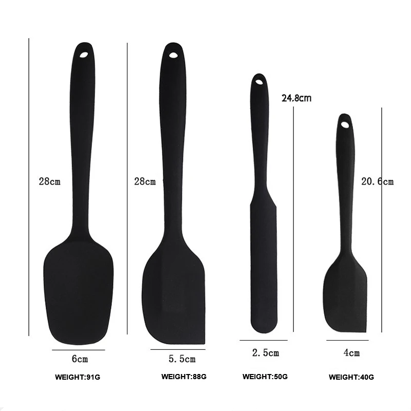 3/6 шт. силиконовые термостойкие антипригарные лопатки для выпечки |