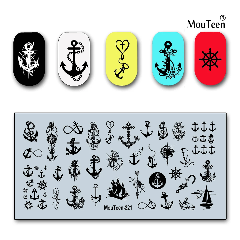 Disney новый корабль фотография печатная пластина для ногтевого дизайна 4 72*2 36 дюйма