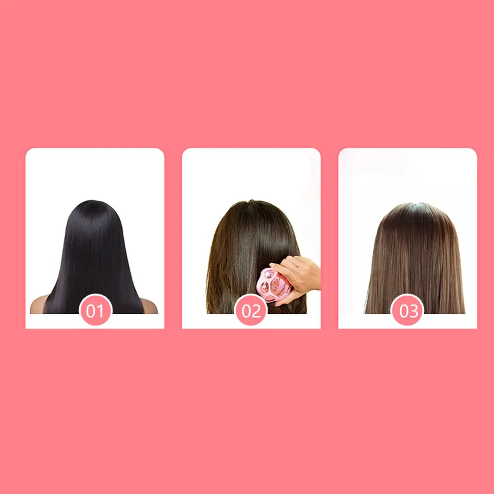 

Detangler Hair Brush Cute Pain Free for Natural Curly Straight Men Women