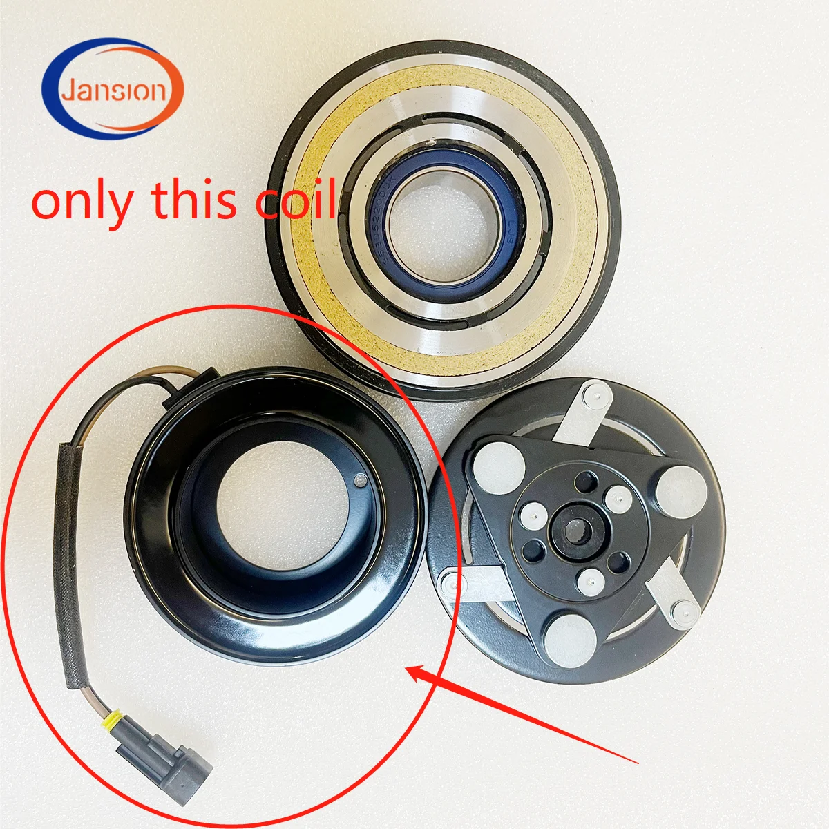 

Auto A/C AC Compressor Clutch Coil 96*61*45*27MM For SANDEN PXV16