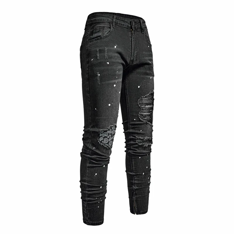 Men Clothing Ripndip Jeans Jeans for Men Hip Hop Streetwear Man Jeans Aestethic Y2k Clothes Men Jean Pant High Street Jean S-3XL