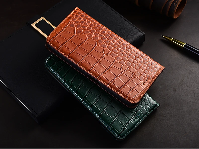 Чехол-книжка из натуральной кожи для Asus Zenfone 5 5S 6 7 8 9 10 11 ZS620KL ZE620KL ZS630KL