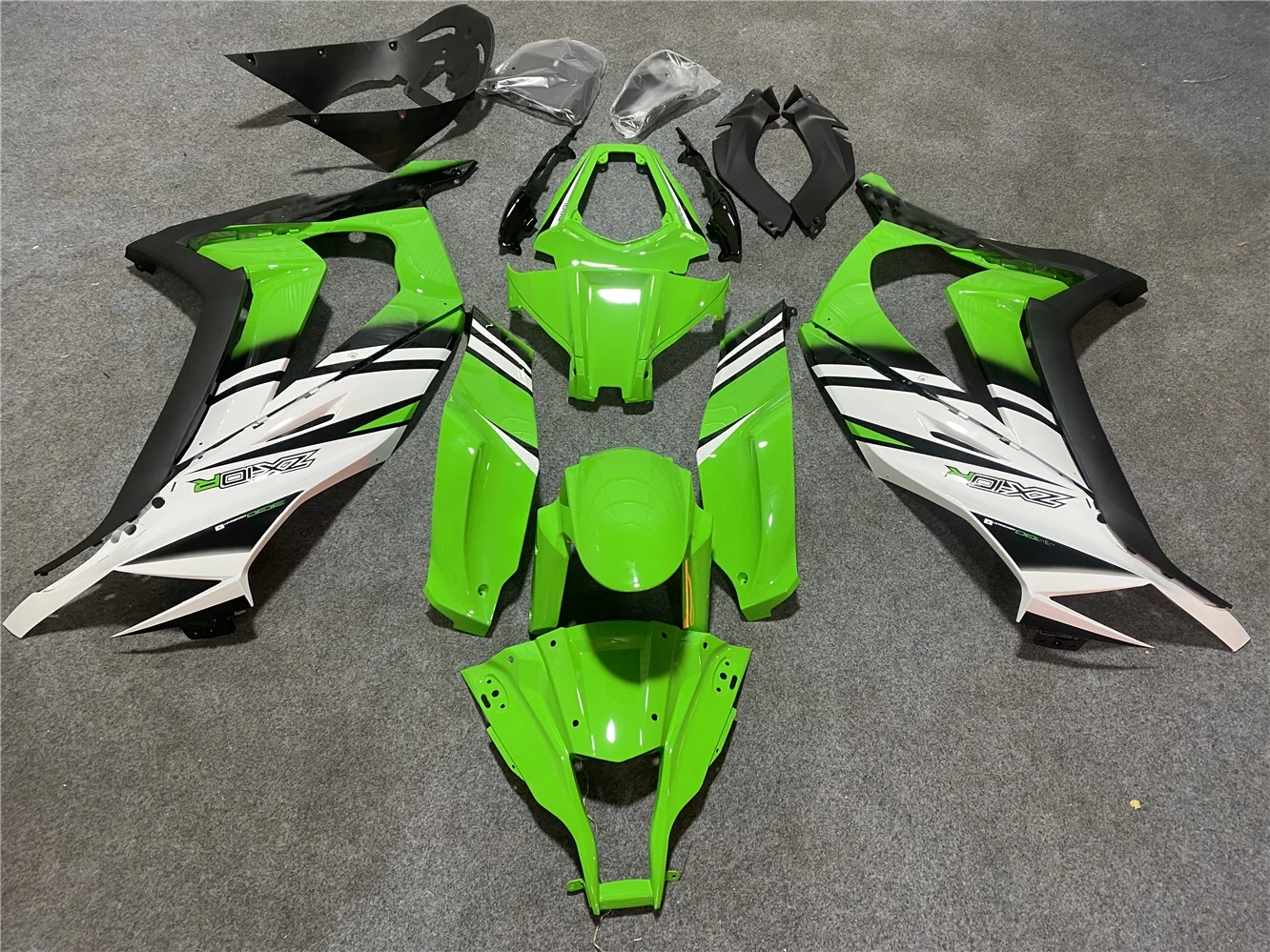 

Motorcycle Fairing Fit ZX-10R 2011 2012 2013 2014 2015 ZX-10R 11 12 13 14 15 Fairing Body Green White