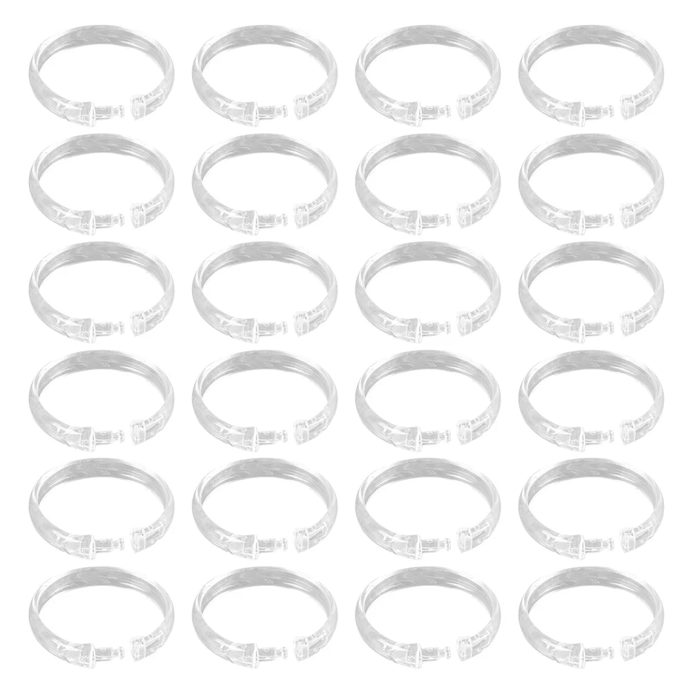 

Curtain Rings Drapery Shower Clips Clip Hanger Hooks Hook Hangers Drapes Bathroom Hanging Rod Loop Heavy Duty Windowround Ring