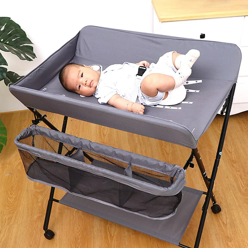 Foldable Portable Baby Diaper Table Newborn Care Table Baby Massage Touch Bath Changing Table Baby Bassinet  Baby Crib