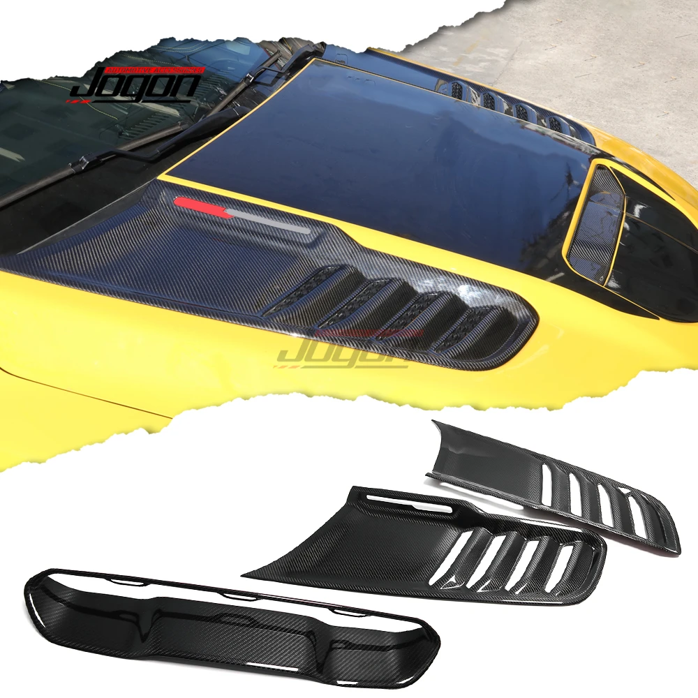 2 шт. бампер для переднего капота автомобиля из углеродного волокна Dodge RAM 1500 TRX