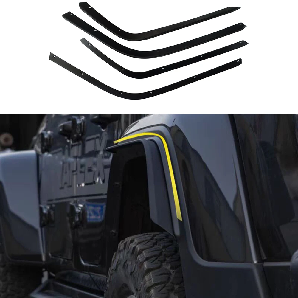 4 шт. передние и задние крылья для Jeep Wrangler Gladiator JT2020 + SXMA JT1012