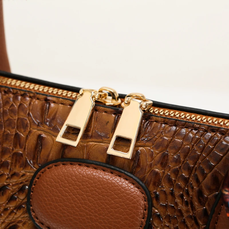 3piece/set Fashion Designer Serpentine Leather Women's Handbags Casual Ladies Tote Female Bucket Women Shoulder Crossbody Bag