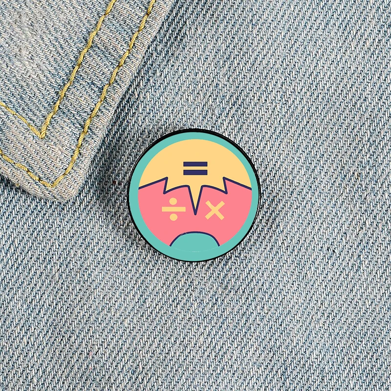 

Lumberjanes Merit Badge Everything Under the Sum Pin Custom Funny Brooches Shirt Lapel Bag Badge Gift for Lover Girl Friends