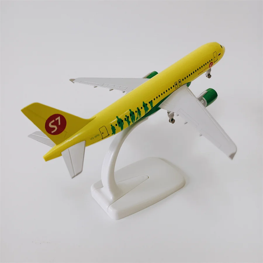 Модель самолета с колесами 19 см из металлического сплава для российских и