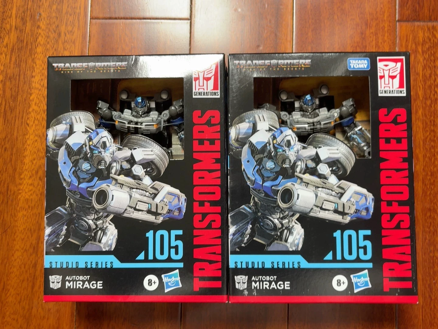 Фото Игрушки-трансформеры Rise of The Beasts Studio Series Deluxe SS104 Nightbird SS105 Autobot Mirage 4,5-дюймовая фигурка, игрушка в подарок №1
