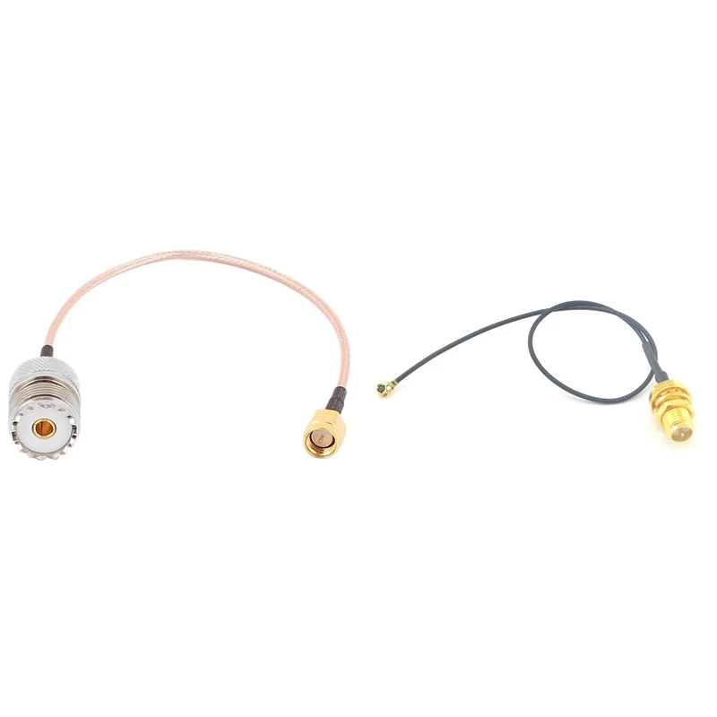 

U.FL Mini PCI To RP-SMA Pigtail Antenna Wifi Cable 2 With Handheld Radio Antenna Cable UHF Female To SMA Male Cable