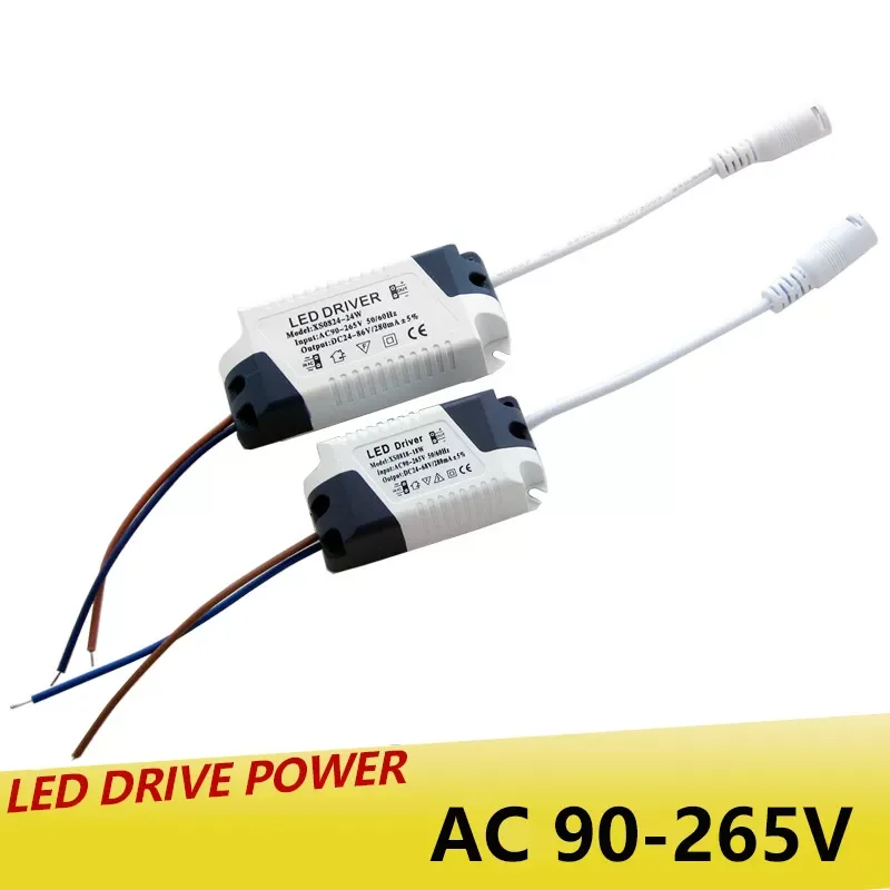 

Driver 240ma 1-3w 4-7w 8-12w 18-24w 270ma LED Power Supply Adapt Unit AC85-265V LED Lights Transformers Driver For LEDs