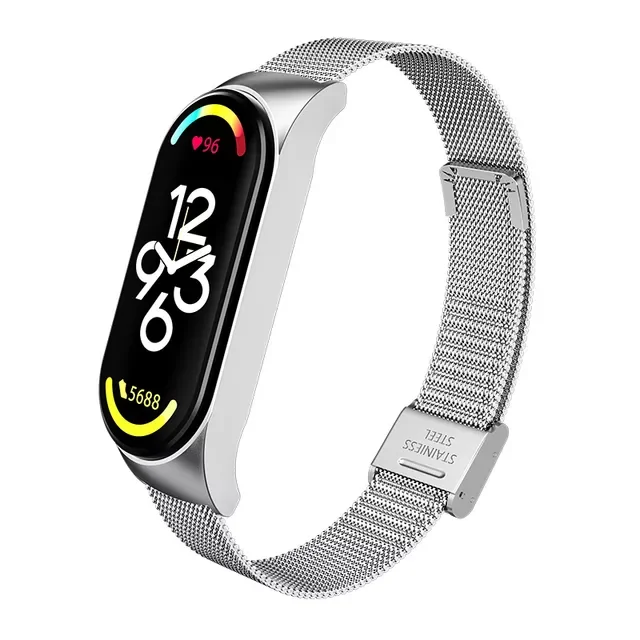 

Браслет из нержавеющей стали для Xiaomi mi band 7 6 5 3 4